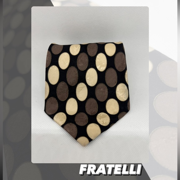 Fratelli Other - EUC Vintage Fratelli Oval Print Tie